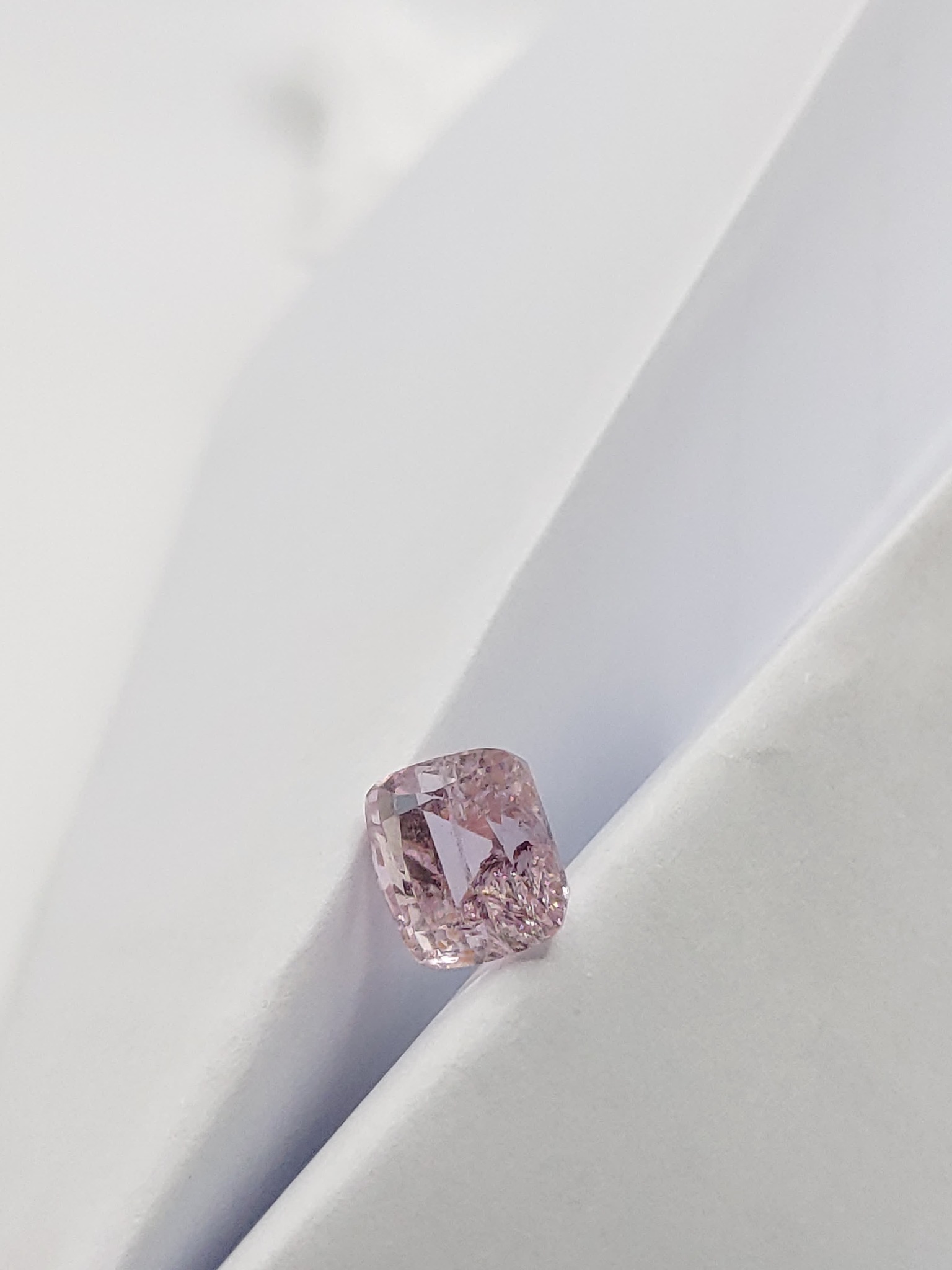Pink Cushion-Cut Gemstone & Clear Accent, additional view 4