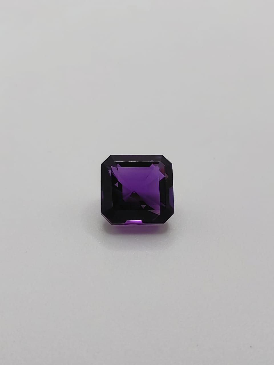 Deep-Purple Faceted Gemstone