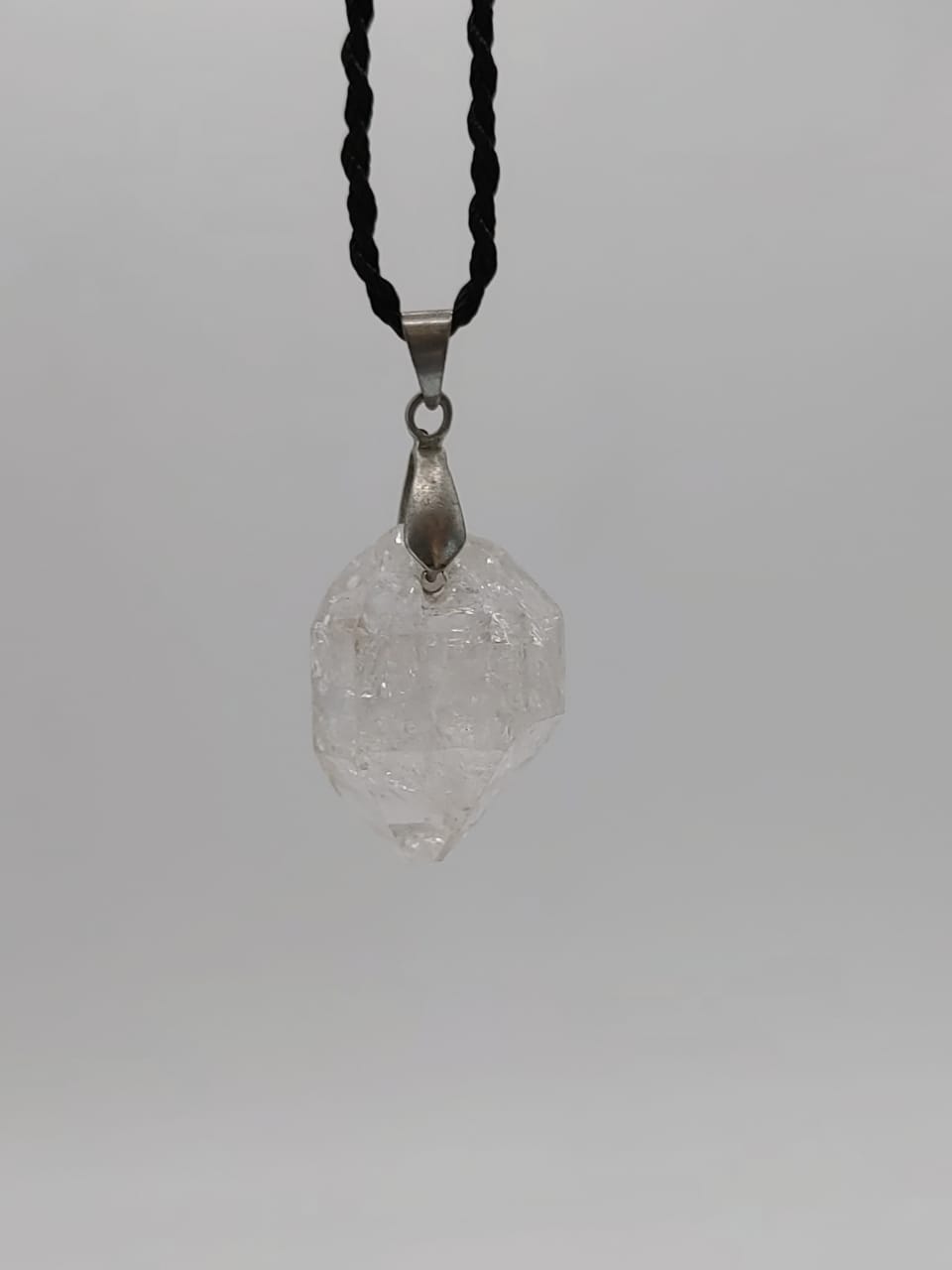 Clear Crystal Point Pendant